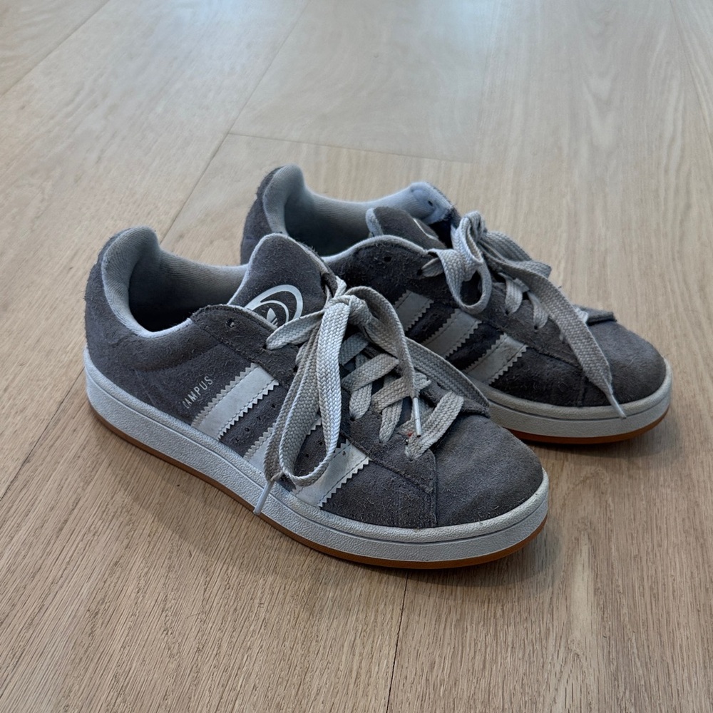Adidas Gray Suede Sneakers